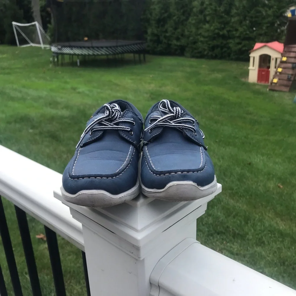 Navy blue shoes